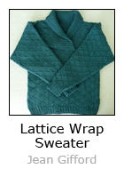 Lattice Wrap Sweater